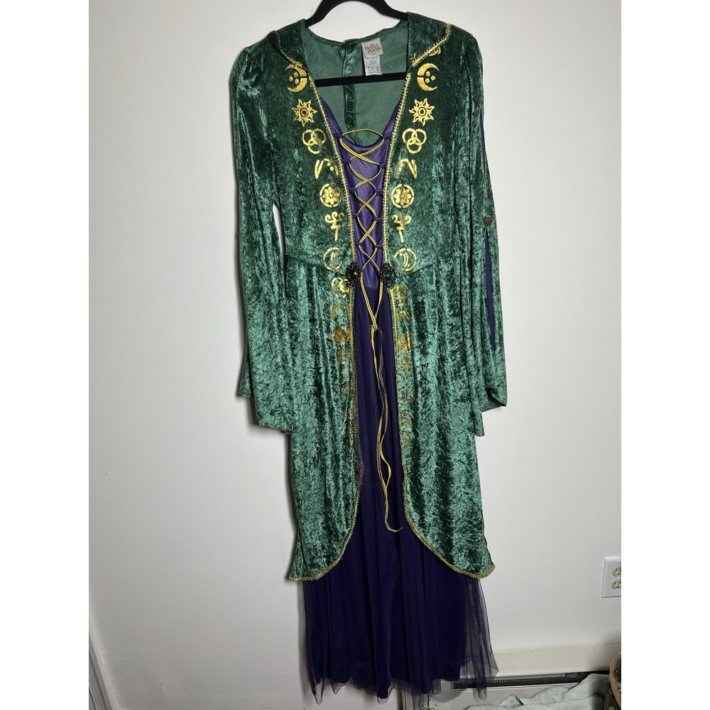 Disney Hocus Pocus Winifred Sanderson Costume Dress Adult Small Spirit Halloween